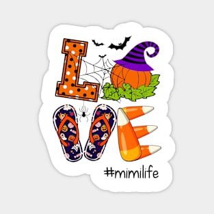 Love Mimi Life Pumpkin Halloween Costume Magnet