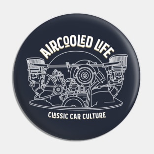 Aircooled Life - Classic Car Culture Pin