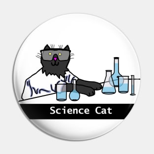 Science Cat Pin