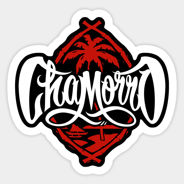 Chamorro Red Decal Guam Sticker Teepublic