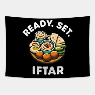 Ready, Set, Iftar! Ramadan Feast Countdown Tapestry