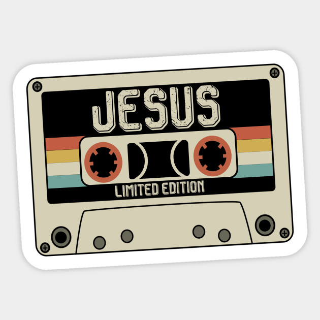 Jesus - Limited Edition - Vintage Style - Jesus - Sticker