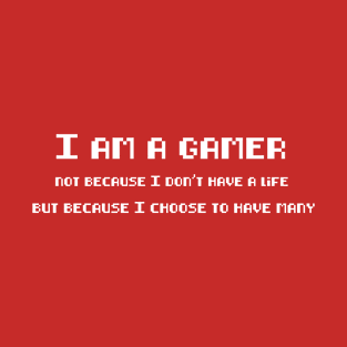 I am a gamer pixel T-Shirt