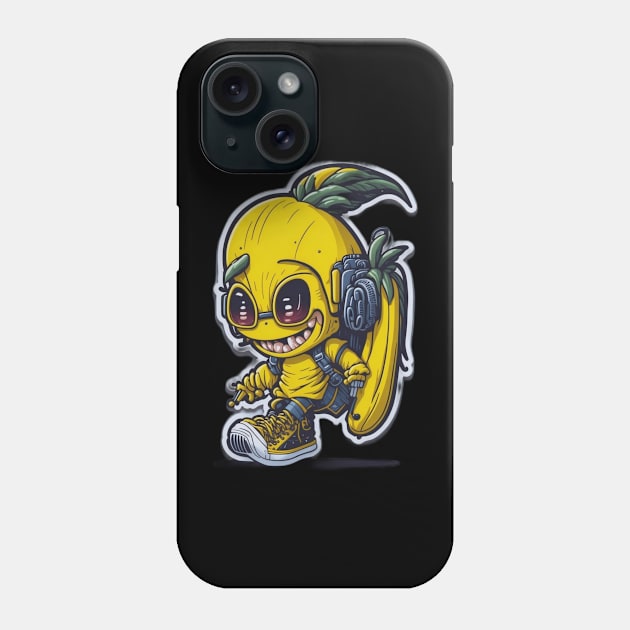 Banana hip hop Phone Case by Rizstor