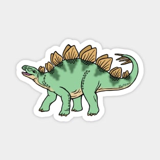 Happy Stegosaurus Magnet