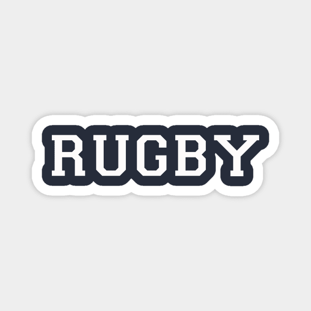 RUGBY Magnet by University of Oklahoma Rugby