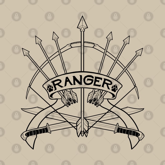 Ranger Class - Black Design by CliffeArts