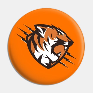 tiger face - claw Pin