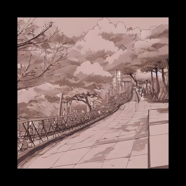 Anime Style Landscape by AI-Horizon 