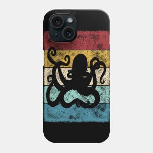 Retro never dies kraken octopus design Phone Case