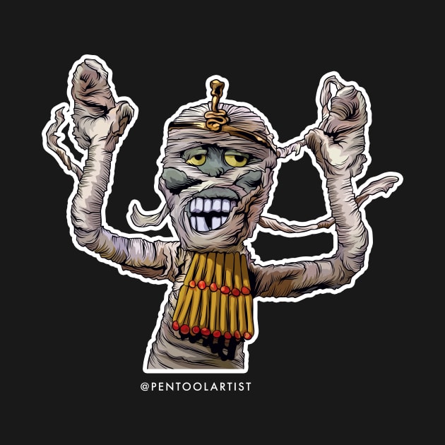 Mad Monster Mummy by pentoolarts