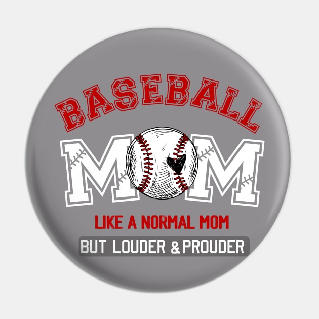 Mothers Day Shirt, Retro Baseball Mom Cool Moms Club Shirt, Funny Mom Shirt, Mom Birthday Gift, Cute Mom Gift, Rocker Mama Tee Pin by Emouran