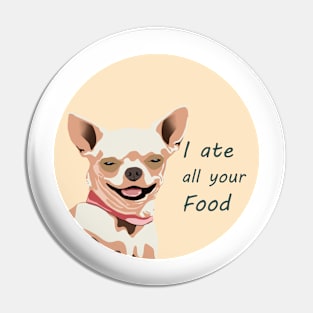 Smiling Cute Dog Pin