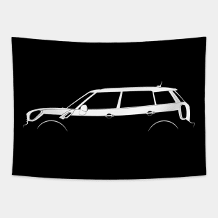 Mini Cooper Countryman (R60) Silhouette Tapestry