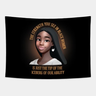 Black Girl Tapestry