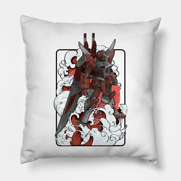 Justice Gundam Pillow by gblackid