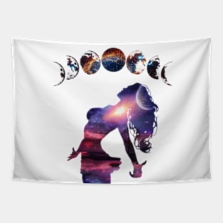 Moon Face Tapestry