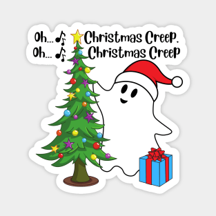 Oh, Christmas Creep (tree) Holiday Winter Ghost Magnet