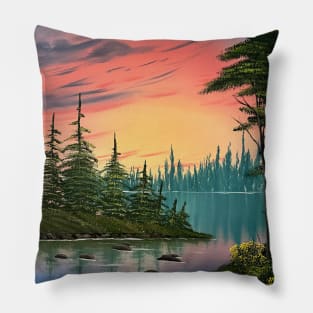 Riverbend Sunset Pillow