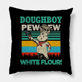 VINTAGE DOUGHBOY PEW PEW Pillow