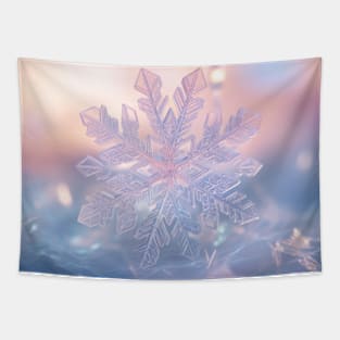 Snow Flake Nature Serene Tranquil Peace Tapestry