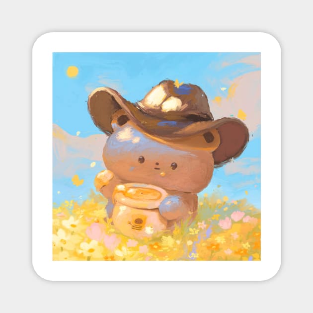 Honey Bear Magnet by happyyu