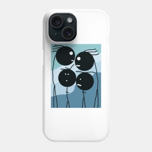 Stick Figure Family Phone Case