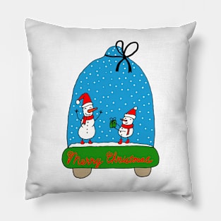 Snowman Dome Pillow