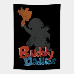 BUDDY DADDIES ANIME COVER INSPIRED DISTRESSED Tapestry