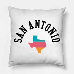 San Antonio Pride Basketball Fan T-Shirt: Show Your Love for Texas Hoops & Local Spirit Pillow