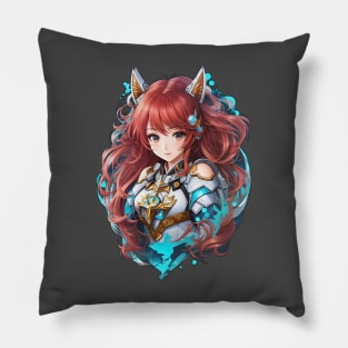 Cetus Serenade: Harmonious AI Anime Character Art Pillow