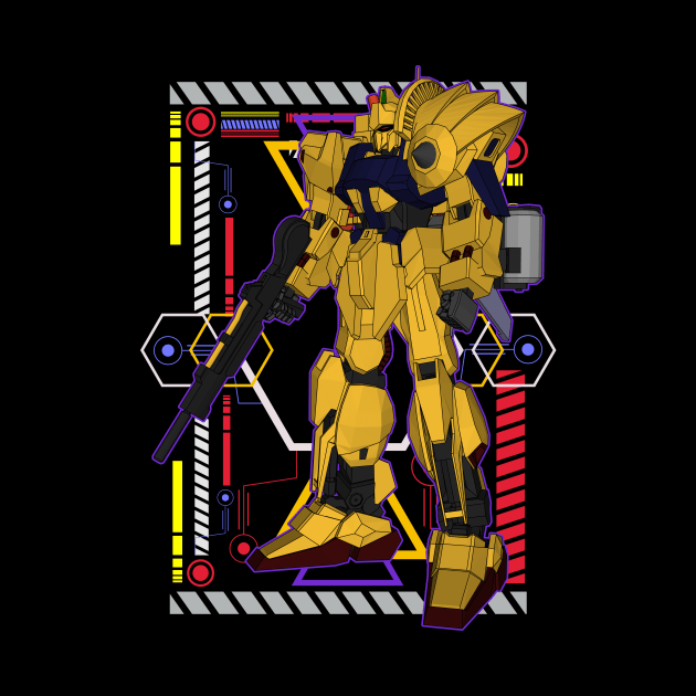 The MSN-00100 (MSN-100, MSN-001) Hyaku Shiki by gblackid