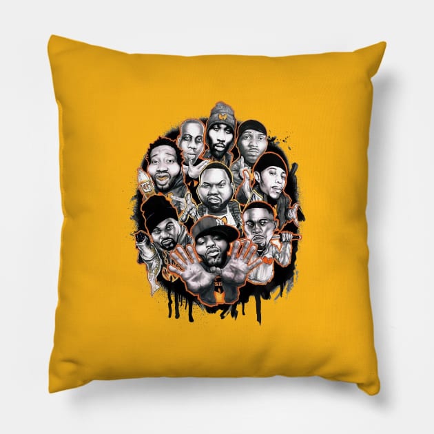 Wutang Clan  Wu Legacy Pillow by BUKTU