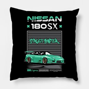 Iconic Nissan 180SX Car Pillow