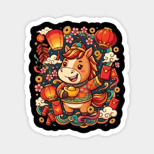 Chinese New Year 2026 Year of The Horse Magnet