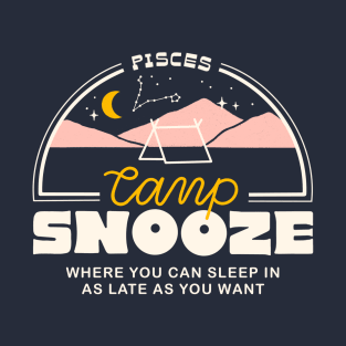 Pisces Camp Snooze T-Shirt