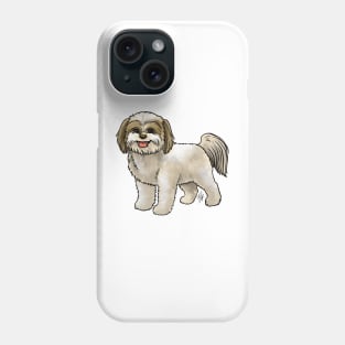 Dog - Shih Poo - Cream and Tan Phone Case