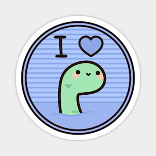 I heart Nessie Magnet