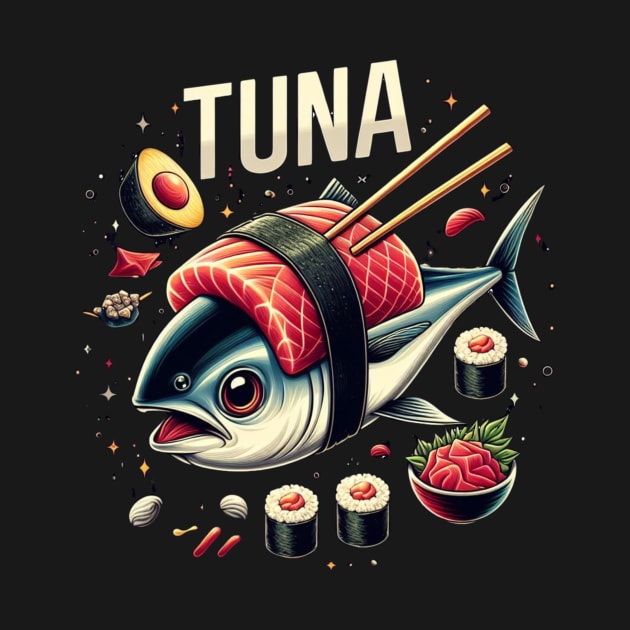 Tuna Sushi by JohnTy