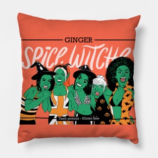 Ginger Spice Witch Pillow