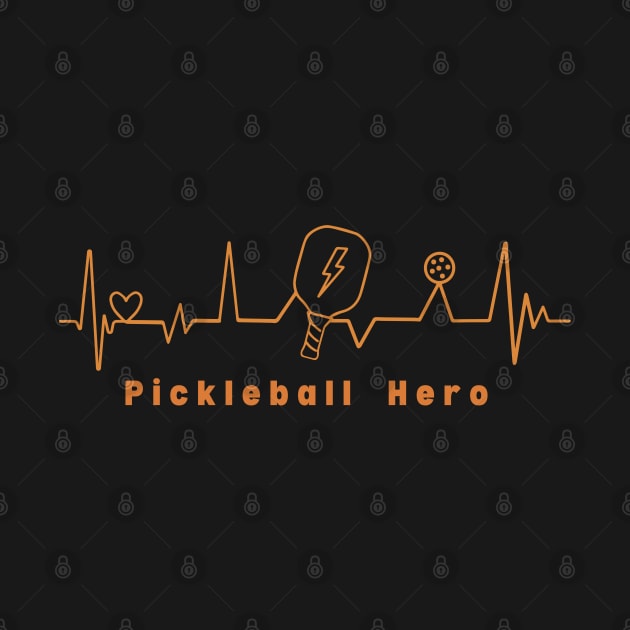 Pickleball Heroes Cute shirt for Nurse, Doctor, Police etc by KIRBY-Z Studio