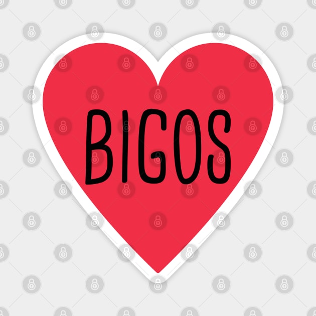 Love bigos Magnet by Slavstuff