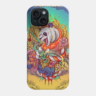 Panda Engraving Surrealism Artwork Phone Case