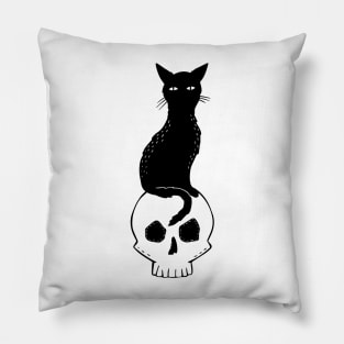 Stitchy Halloween Cats Pillow