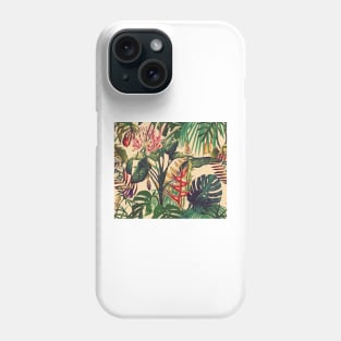 Tropical Flora (vintage) Phone Case