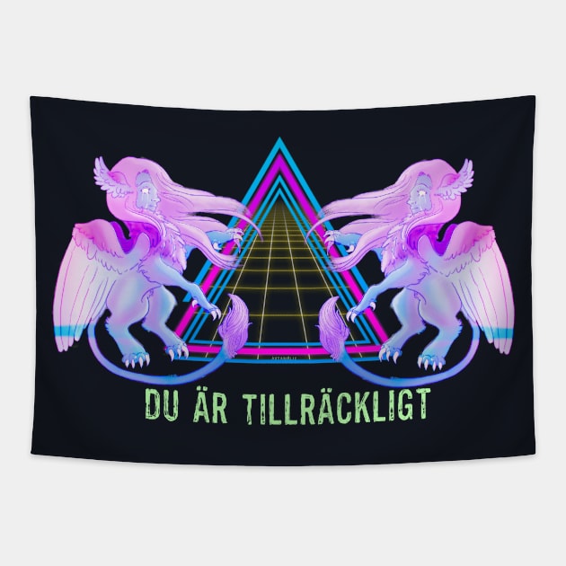 Du är Tillräckligt Tapestry by Avianblu