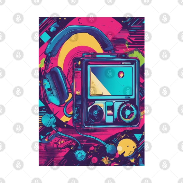 80's Music Digital Art by LENTEE