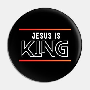 Jesus Is King | Christian Pin