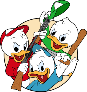 Huey Louie and Dewey Magnet