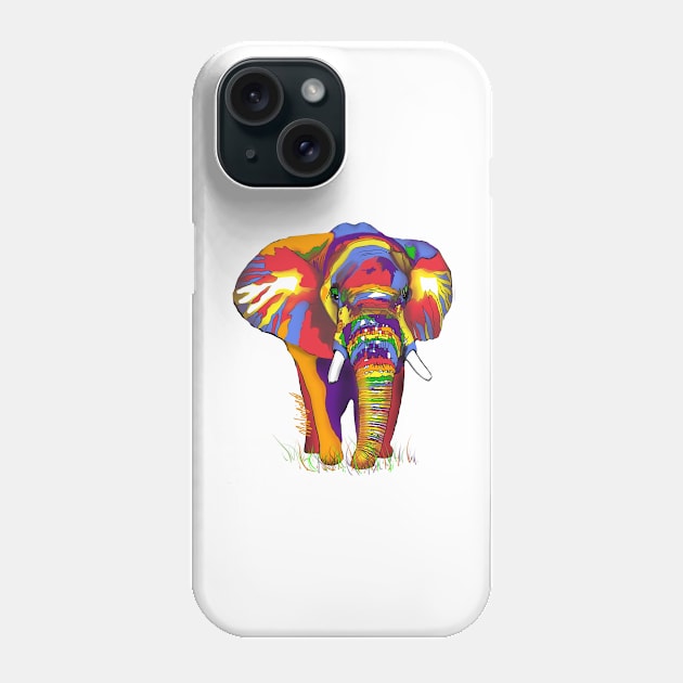 Rainbow Elephant Phone Case by Stufnthat